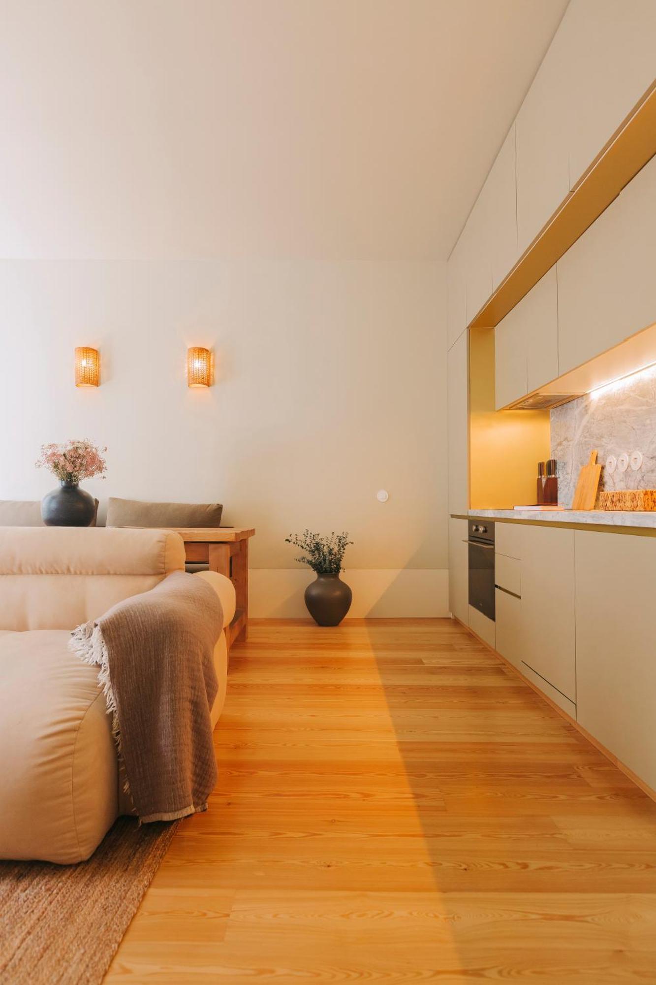 Village Aparthotel By Boa Porto Rom bilde A kitchen in a flat at the new development